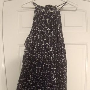 Old Navy Anchor Halter Dress
